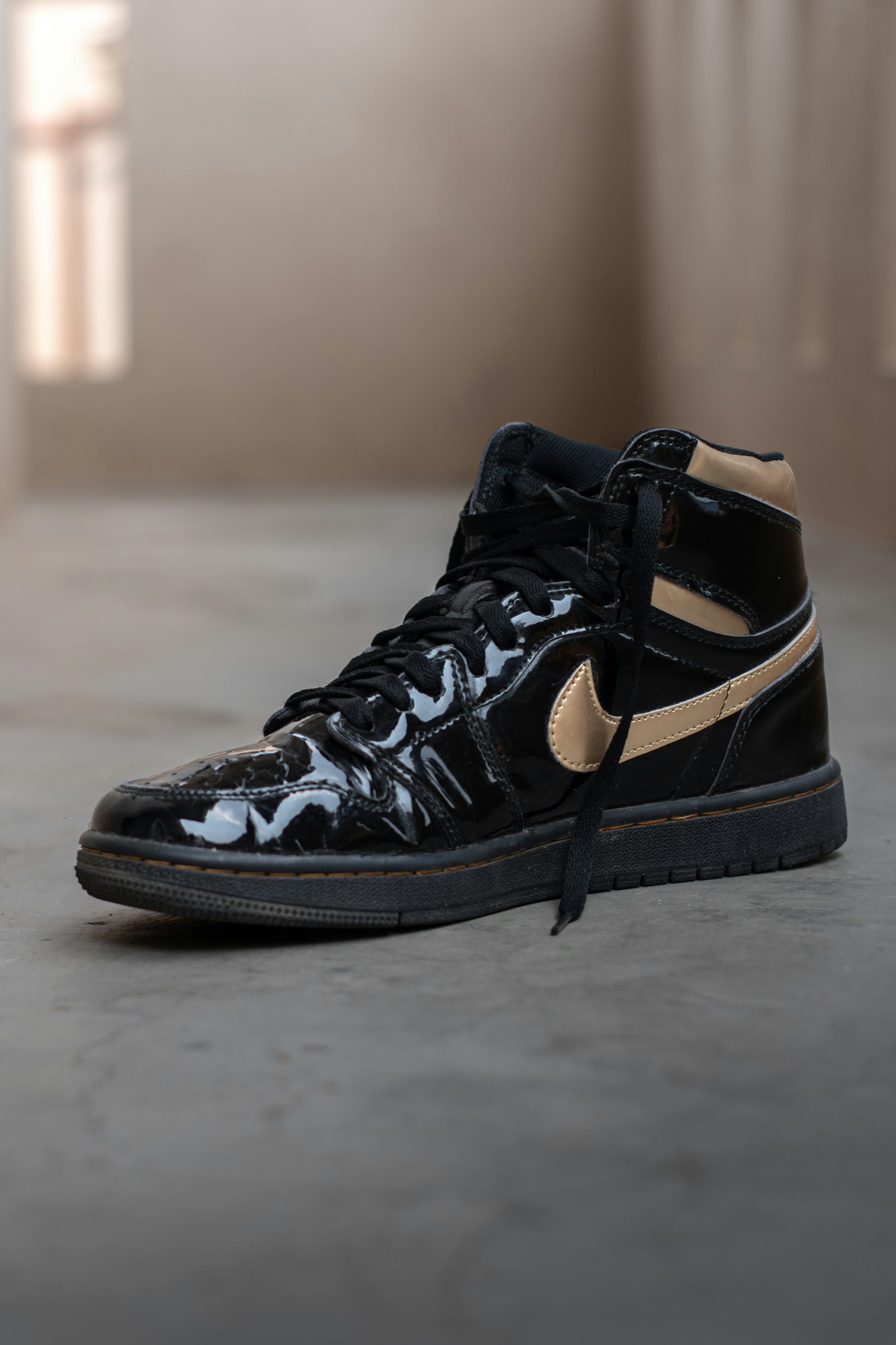 Midnight Luxe High-Gloss Nikes