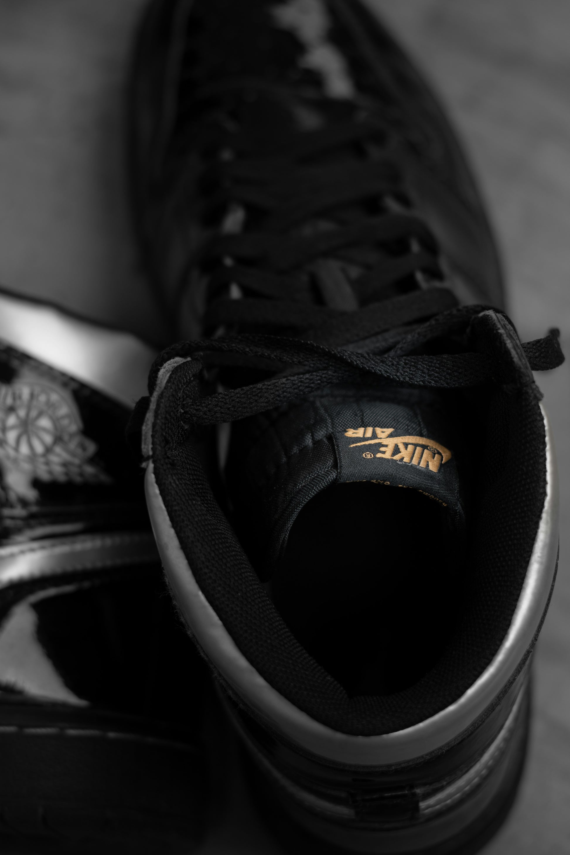 Midnight Luxe High-Gloss Nikes